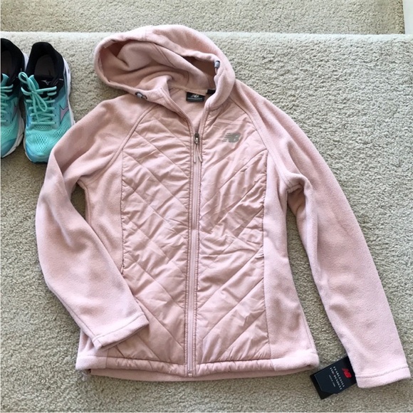 New Balance Hooded Fleece Jacket - Picture 1 of 5